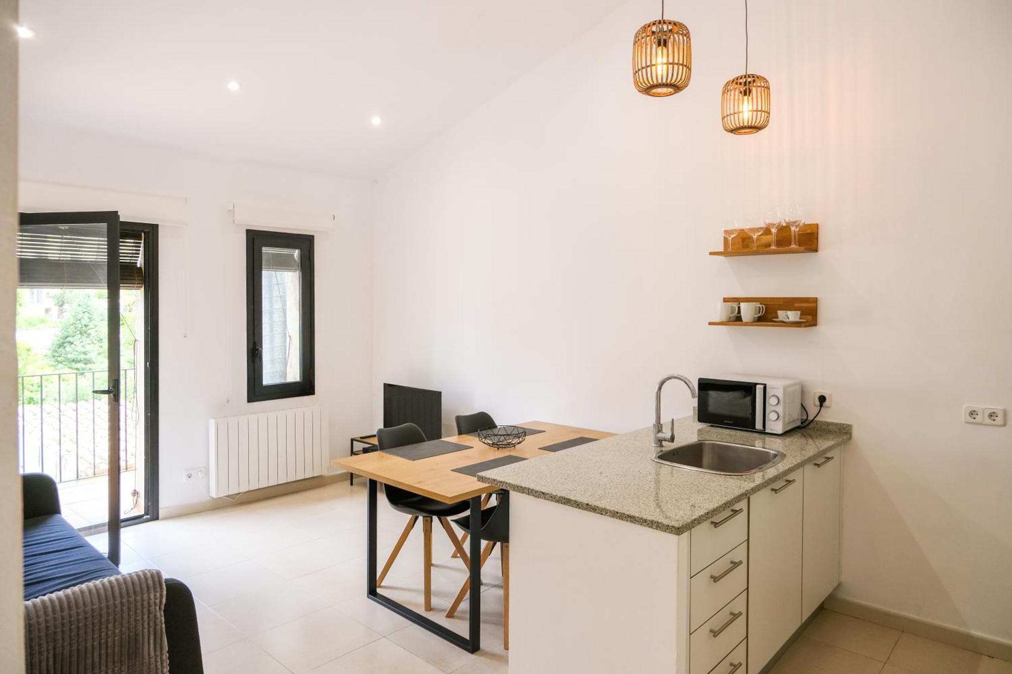 Ca Leudald 3 Apartamento En Besalu Con Terraza المظهر الخارجي الصورة