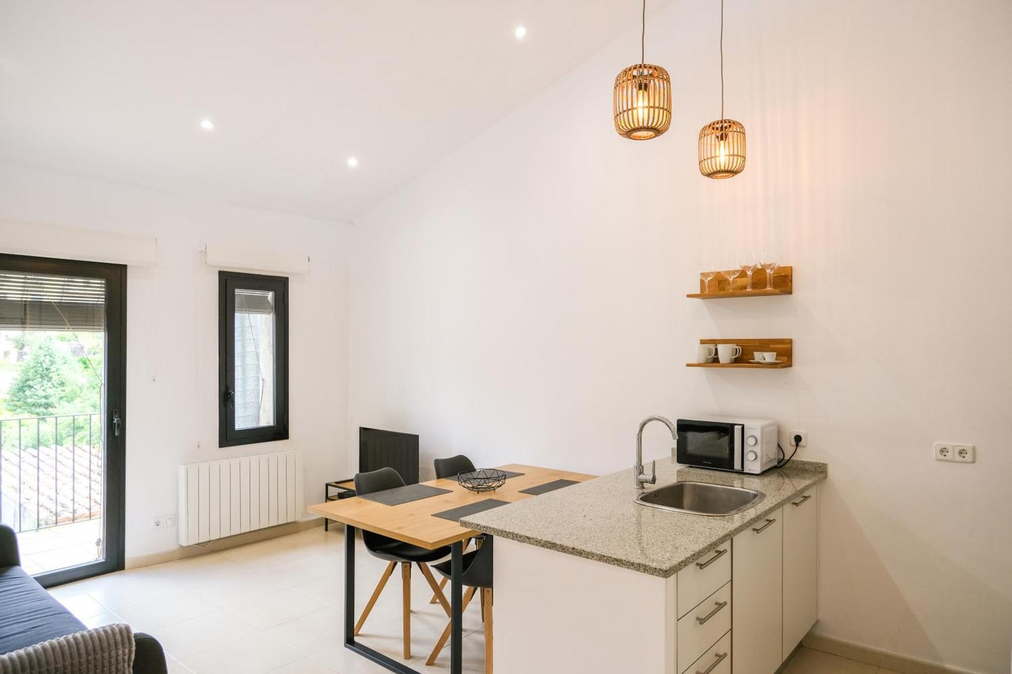 Ca Leudald 3 Apartamento En Besalu Con Terraza المظهر الخارجي الصورة