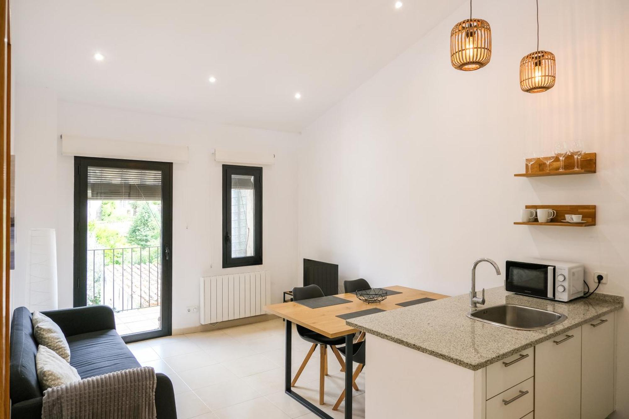 Ca Leudald 3 Apartamento En Besalu Con Terraza المظهر الخارجي الصورة